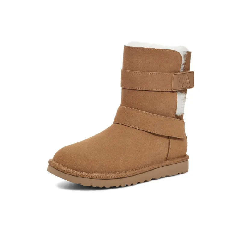 UGG Bailey Graphic Logo Strap Boot 'Brown' Women's-1