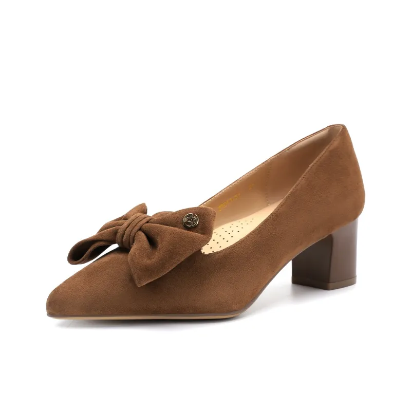 HARSON Chunky Heel High Heels 5.5cm Women's-8