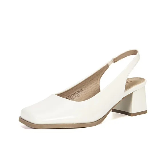 LESELE Chunky Heel High Heels 5.5cm Women's-8