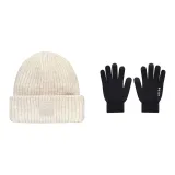 White Cap+Black Glove
