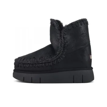 Mou Chunky Leather Boots