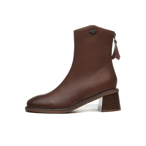 ACESC Ankle Boots Women's Brown/Black