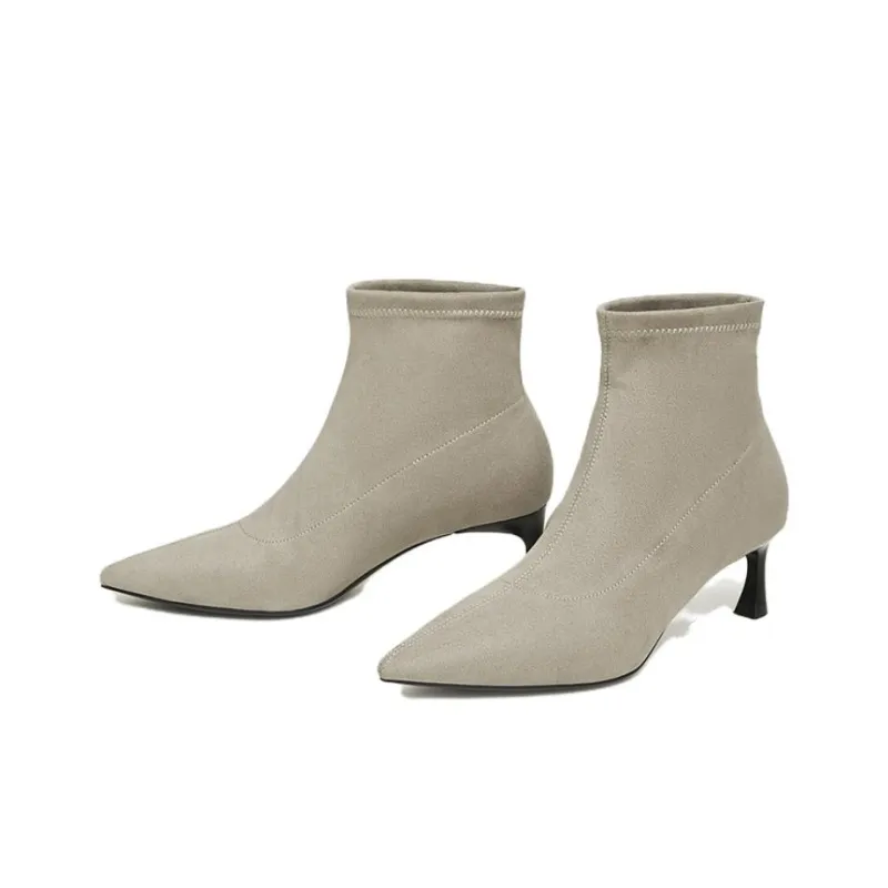 TATA Ankle Boots Women's Gray/Black-5