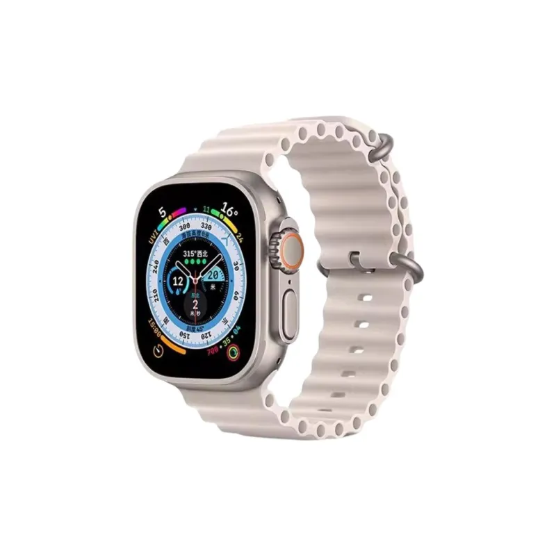 PULAISI Apple Compatibility Watch Band 49mm Silicone Material-1