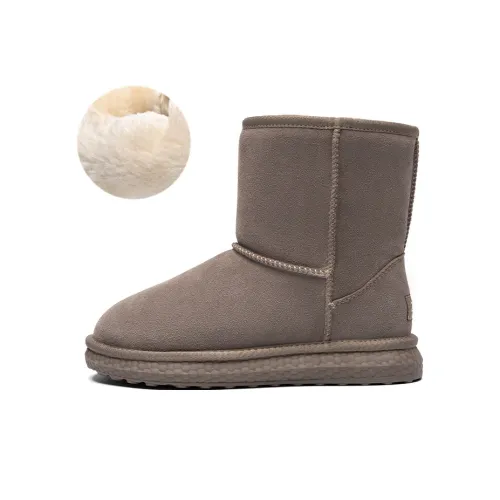 ZHR Wear-Resistant Coverage Knee-High Snow Boots Women's