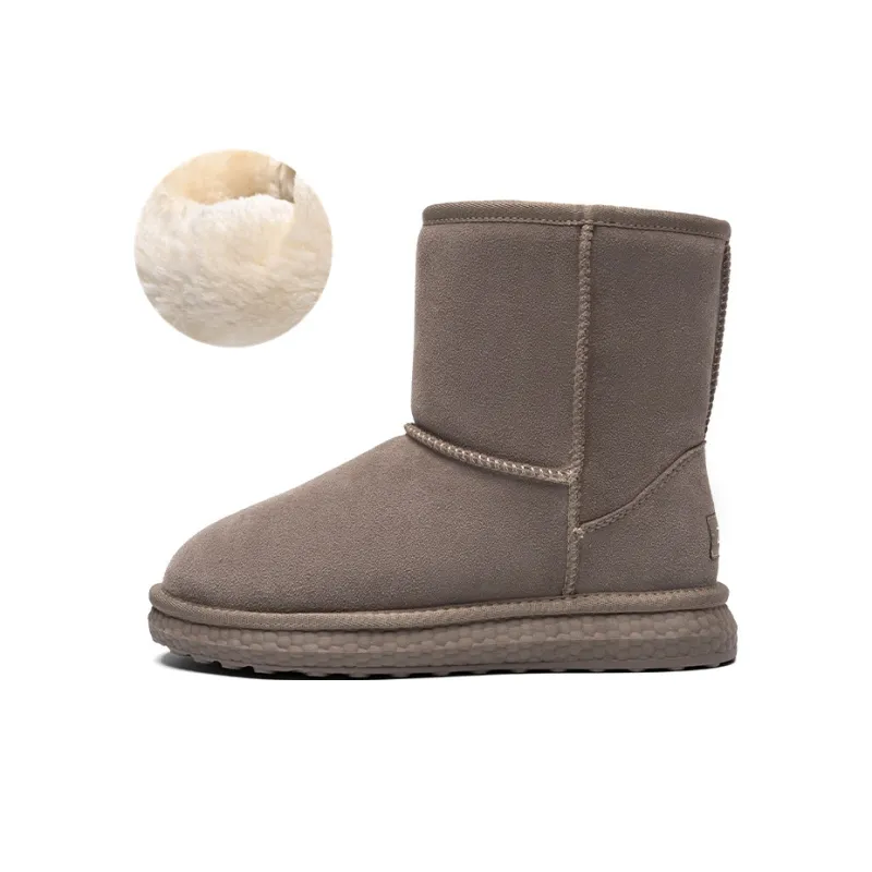 ZHR Wear-Resistant Coverage Knee-High Snow Boots Women's-0