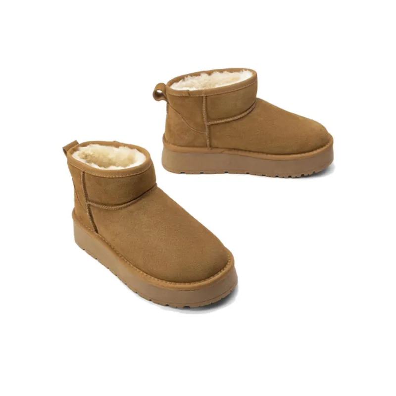TOOMANYSHOES Short Warm Snow Boots Women's-2