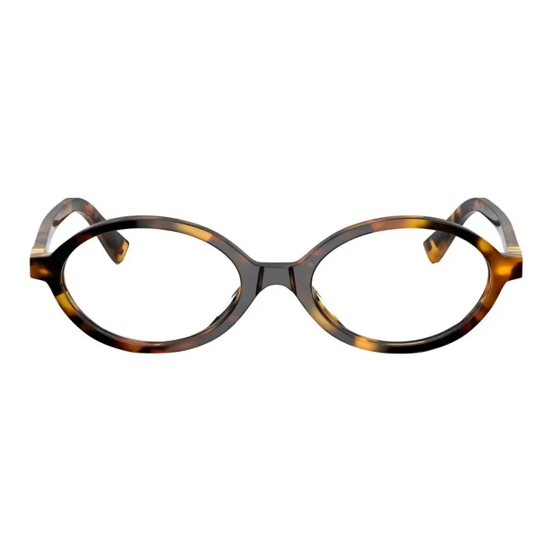 MIU MIU Tortoiseshell effect Oval Glasses-2