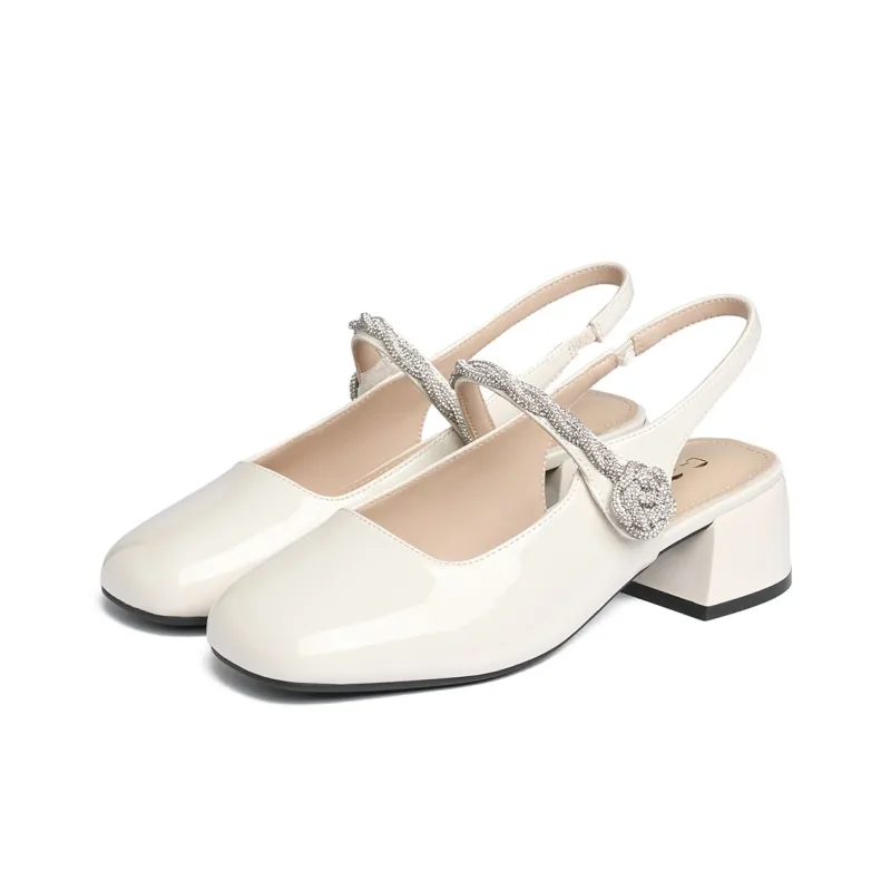 JOSINY Chunky Heel High Heels 5cm Women's-1