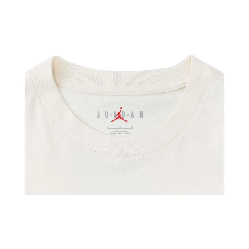 Jordan T-Shirt Men's Light Ivory White-4