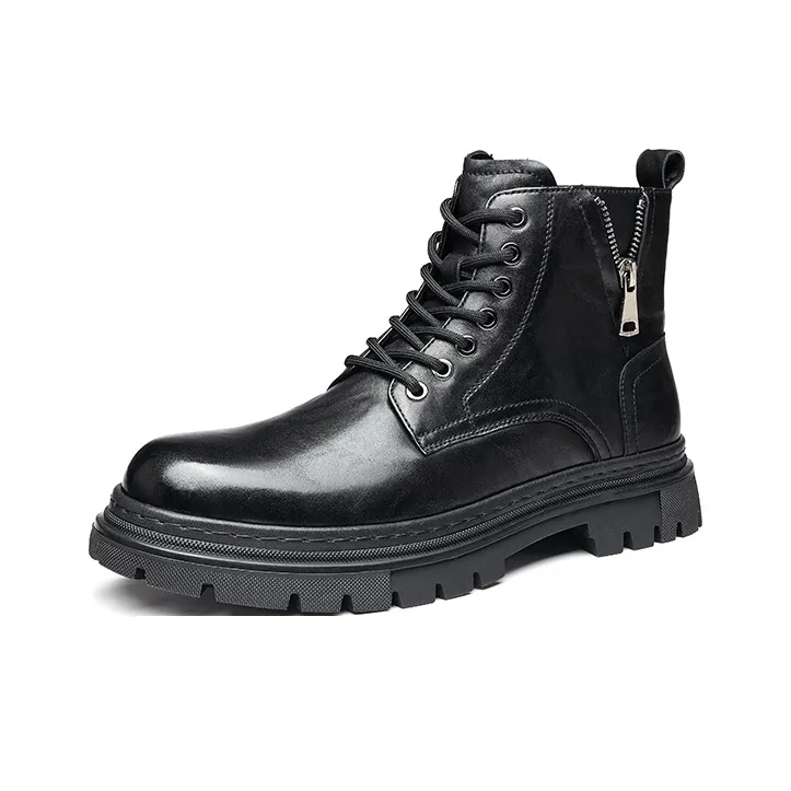 HARSON Martin Boots Men Black-1