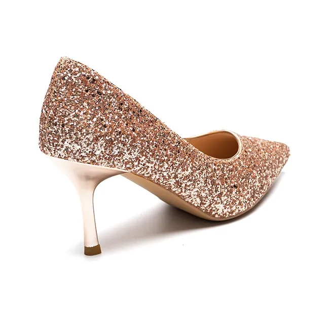 ZHR Meteor Shower Series Slim Heel High Heels 7cm Women's-68