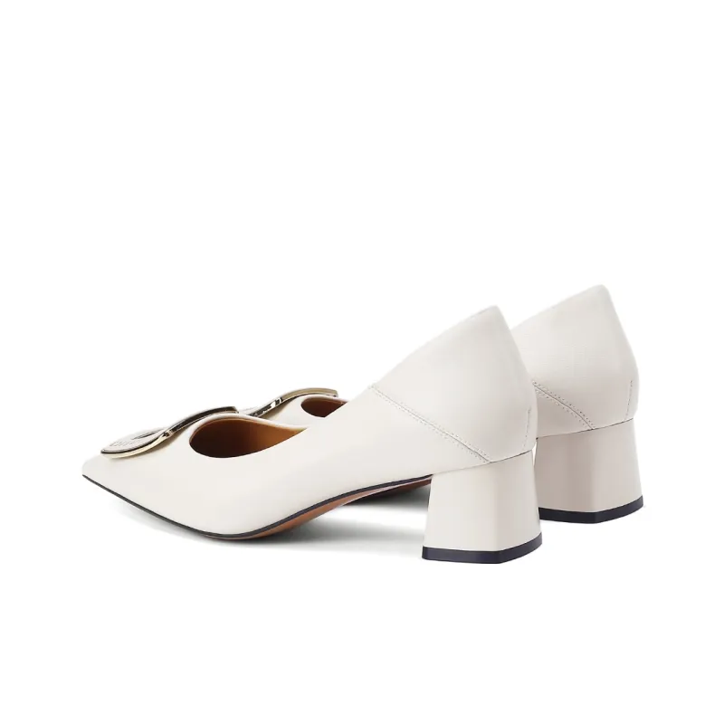 VEDULLAR Chunky Heel High Heels 4.5cm Women's-19