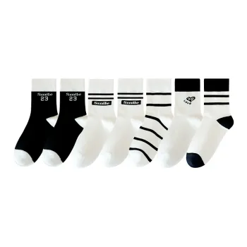 Lan Miao Mid Calf Socks Women's 7 Pack