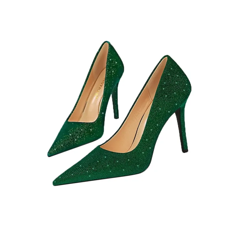 QITUMAUL Slim Heel High Heels Women's-29