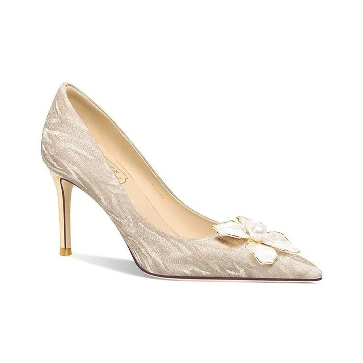 Holy Rose High Heels Women's Gold-4