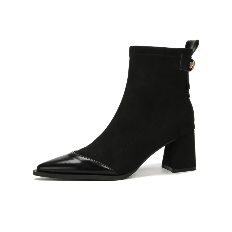 Bamiti As If Treading On Level Ground Ankle Boots 6.5CM Women's-0