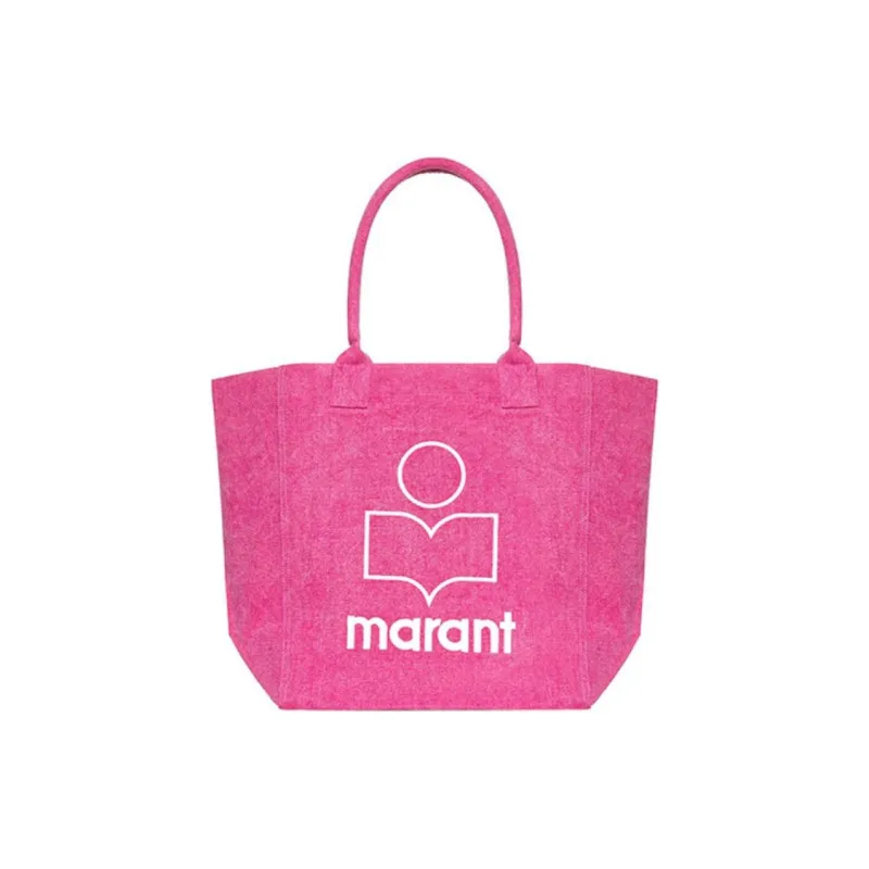 ISABEL MARANT Cotton Tote Bag, Shopping Bag, Handbag Women's Pink-0