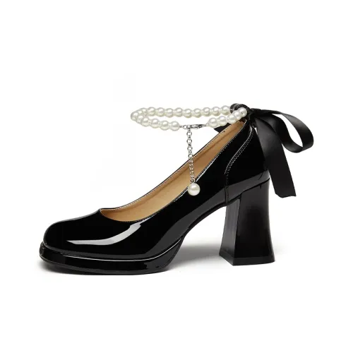DAPHNE Chunky sandals High sandalss Women's Black