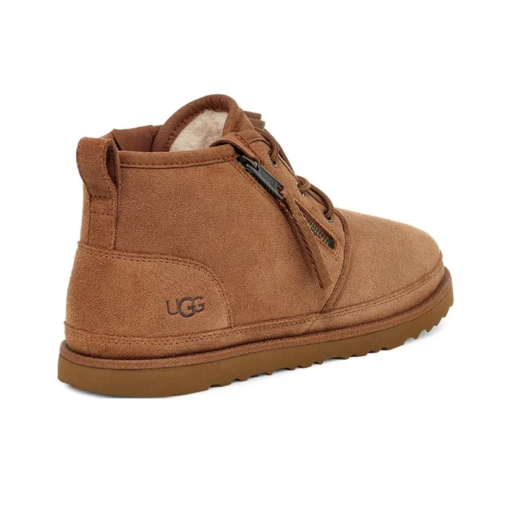 UGG Neumel Adaptive Zipper Fleece Lined Brown-3