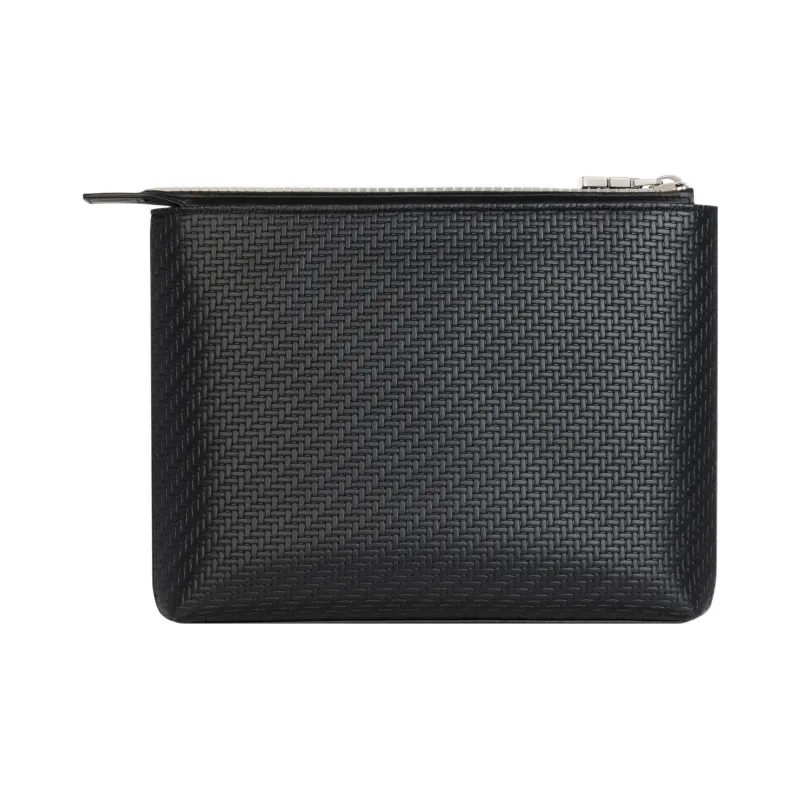 GIVENCHY Calfskin Travel Bag Clutch Men's Black-1