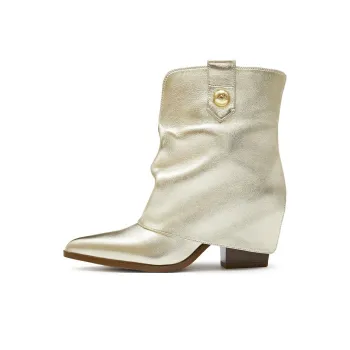 Joypeace Ankle Boots 6.5cm Women's Gold