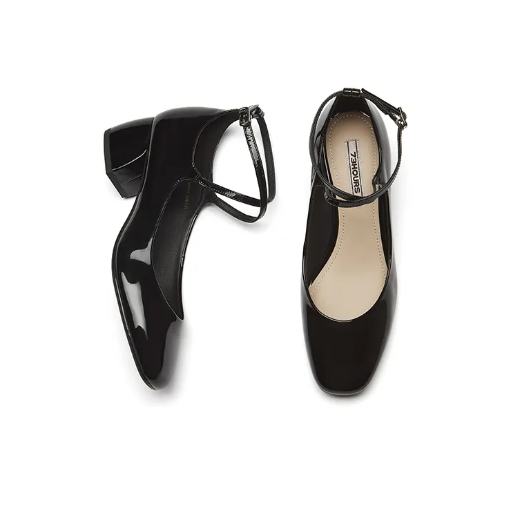 73Hours Love In The Maze Female Lead Chunky Heel High Heels 4.5cm Women's-9