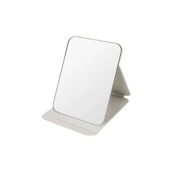 Shame Foldable Desktop Standable And Portable Makeup Mirror