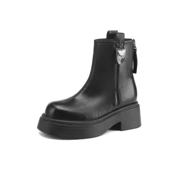 FOXER Ankle Boots Women's Black/Brown
