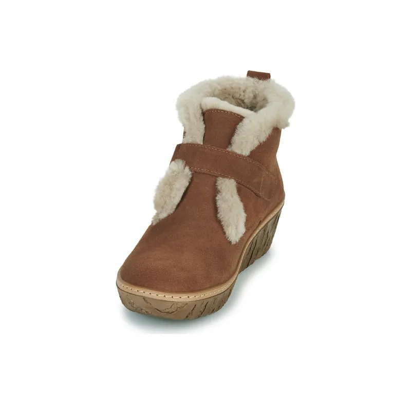 El Naturalista Ankle Boots 5cm Women's Brown-2