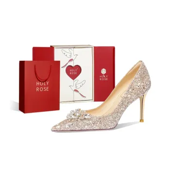 Holy Rose The Joy Of The Heart Slim Heel Portable Box High Heels Women's