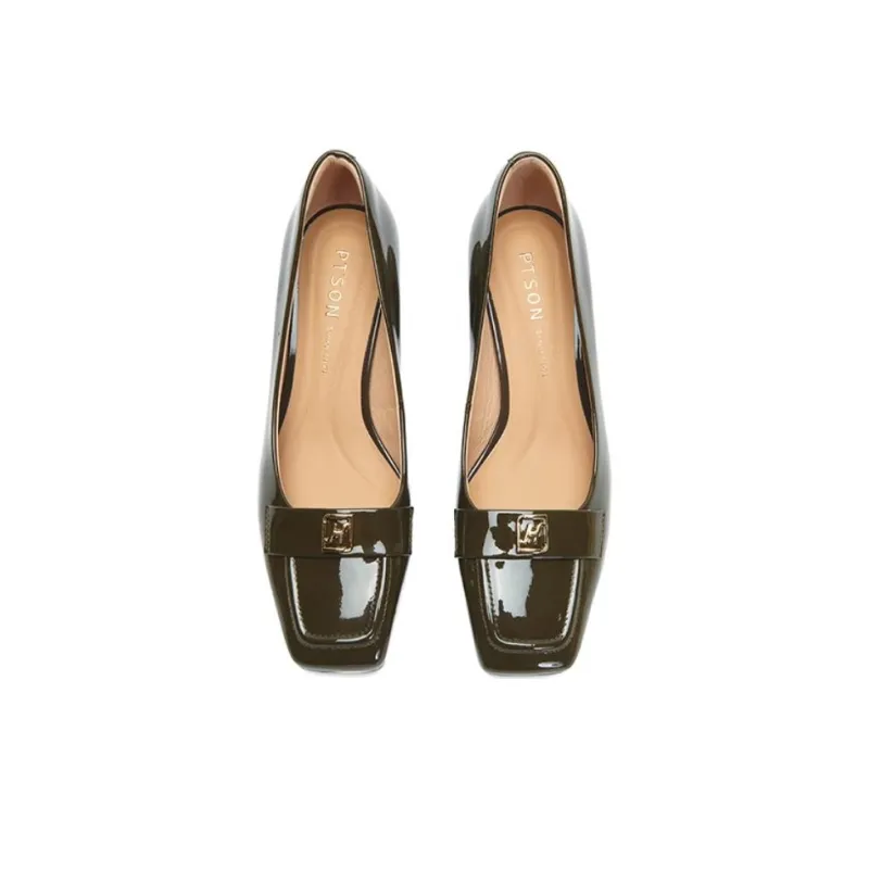 PT'SON Chunky Heel High Heels 5.8cm Women's-1