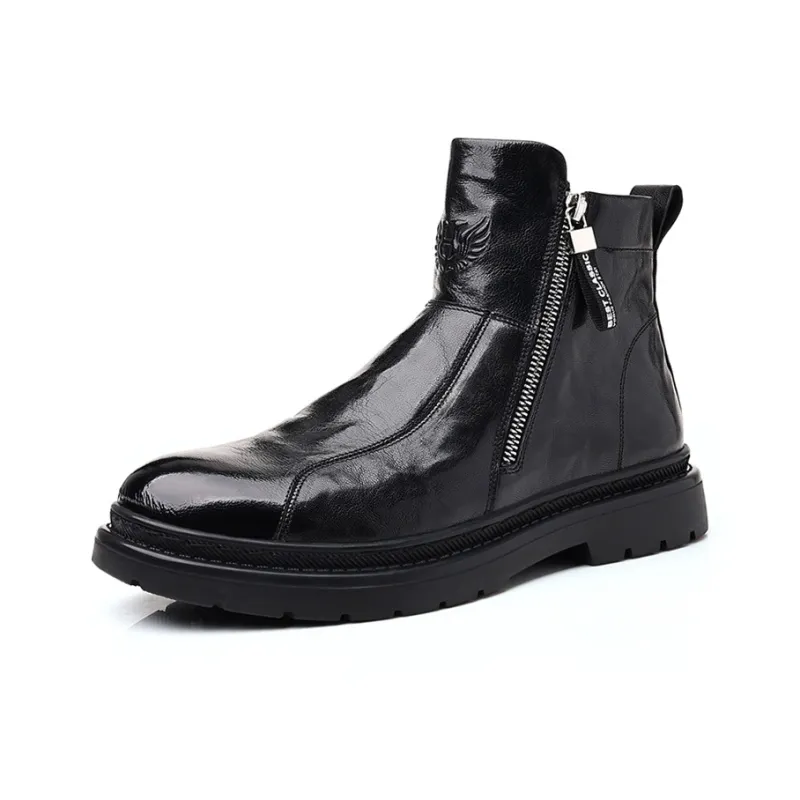 GZZ Ankle Boots Men Black-2