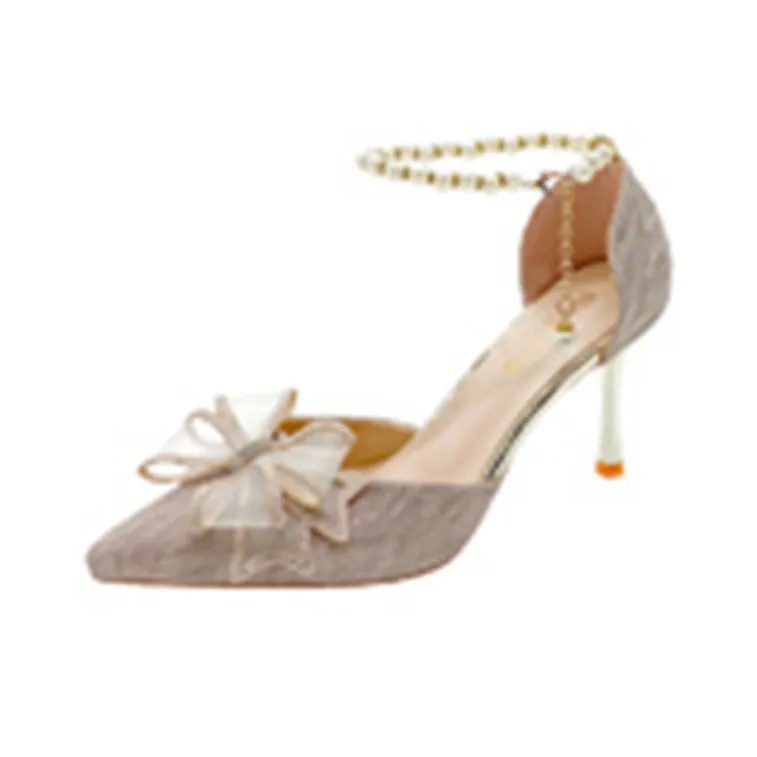 GEJIANI High Heels Women's Champagne-2