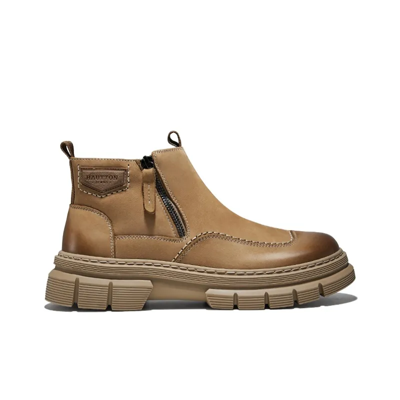 Hautton Ankle Boots Men Umber/Khaki-7