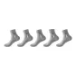 ·[5 Pack Light Gray]·100% cotton Odor-Resistant