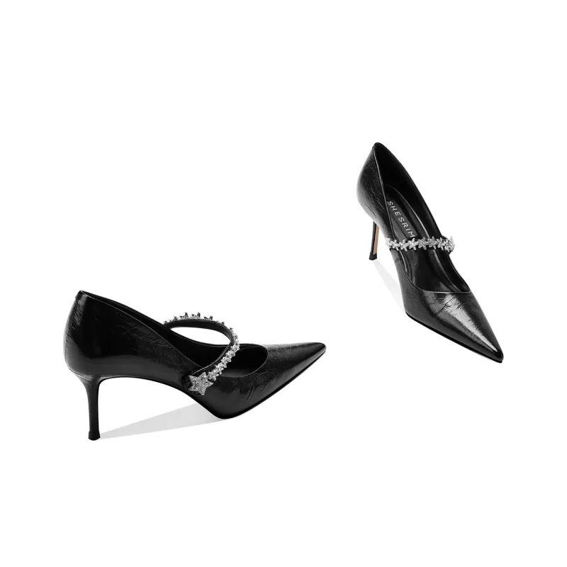 Shesrim Slim Heel High Heels Women's-1