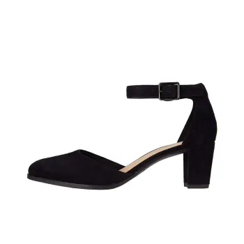Clarks Kaylin Strap Chunky Heel High Heels Women's Black