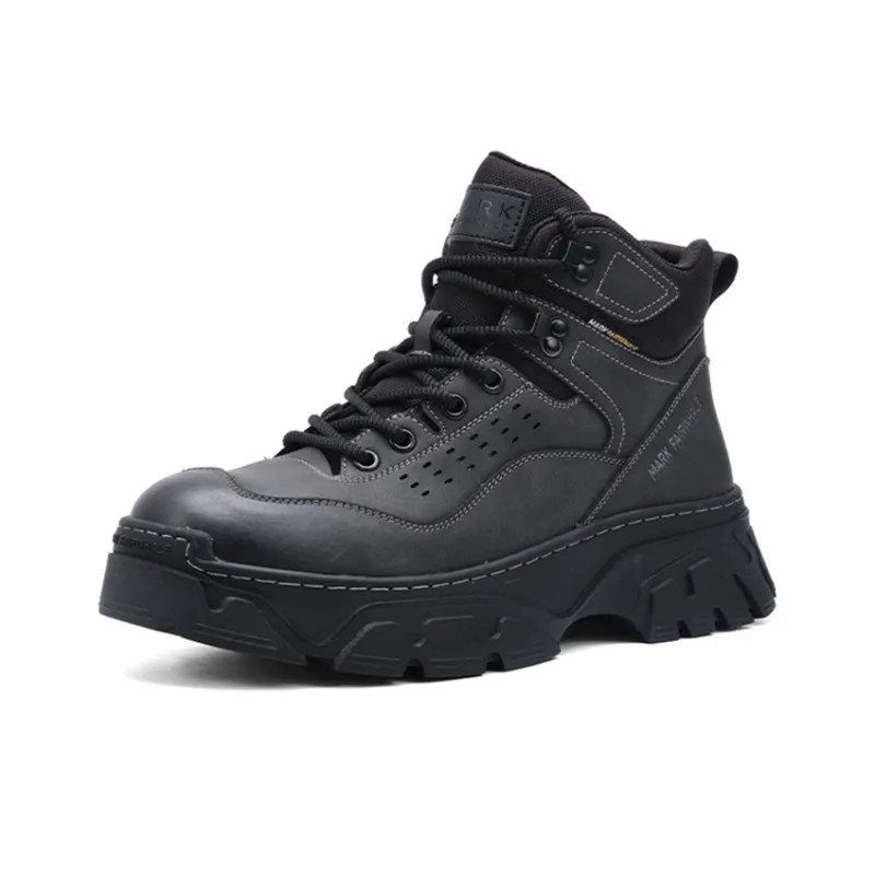 FAIRWHALE Short Martin Boot Men's Black-1