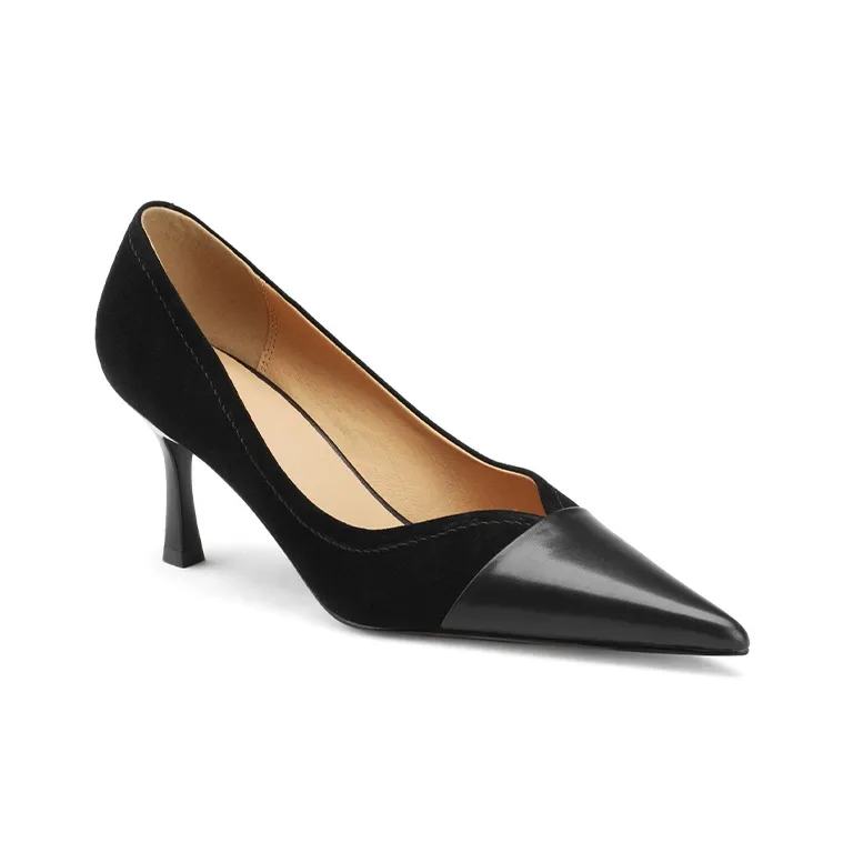 Naiyee High Heels Women's Black/Chestnut/Apricot-1
