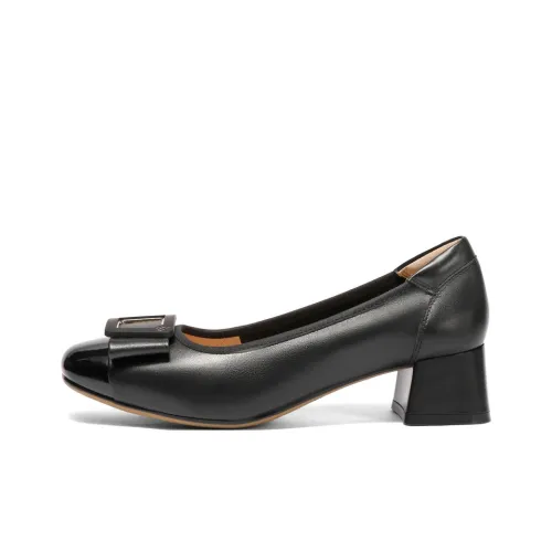 BELLE Block Heel High Heels 4cm Women's
