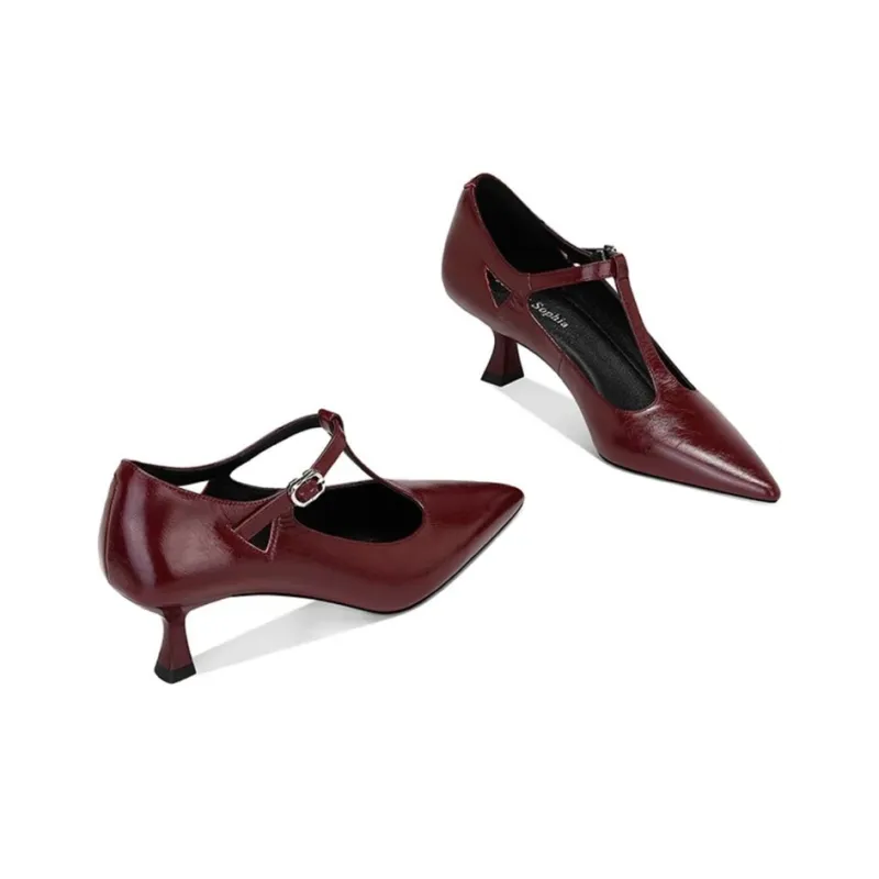 JESSICA SOPHIA Slim Heel High Heels 4.5cm Women's-3