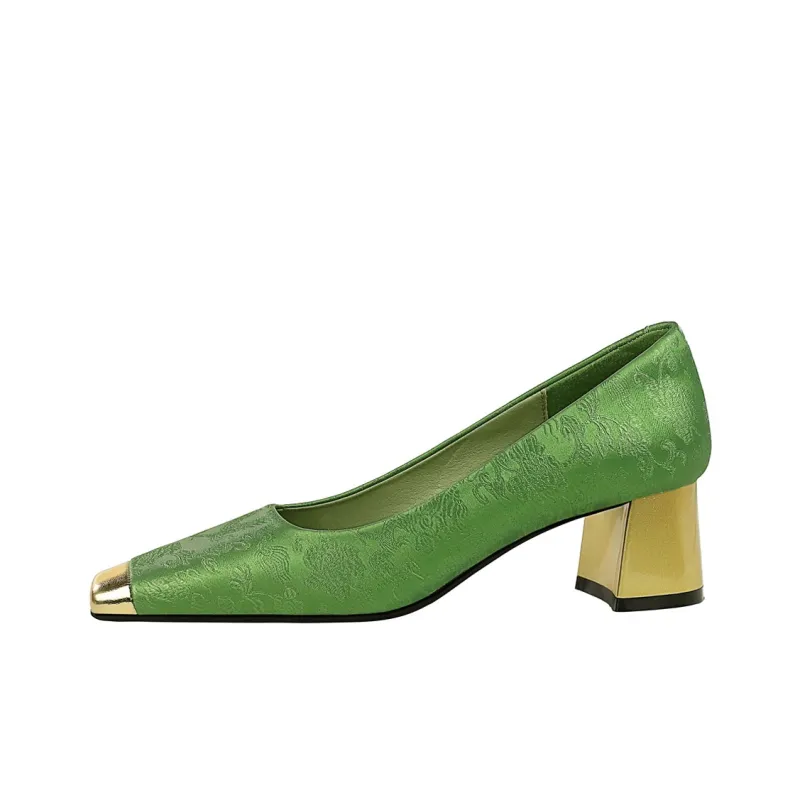 QITUMAUL Chunky Heel High Heels 5cm Women's-9