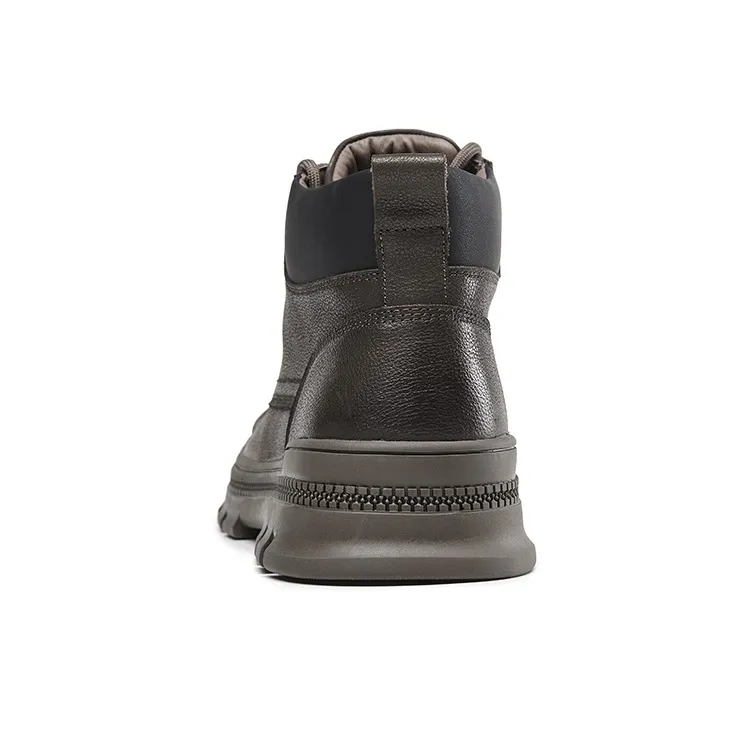 KANGNAI Ankle Boots Men Black/Khaki-7