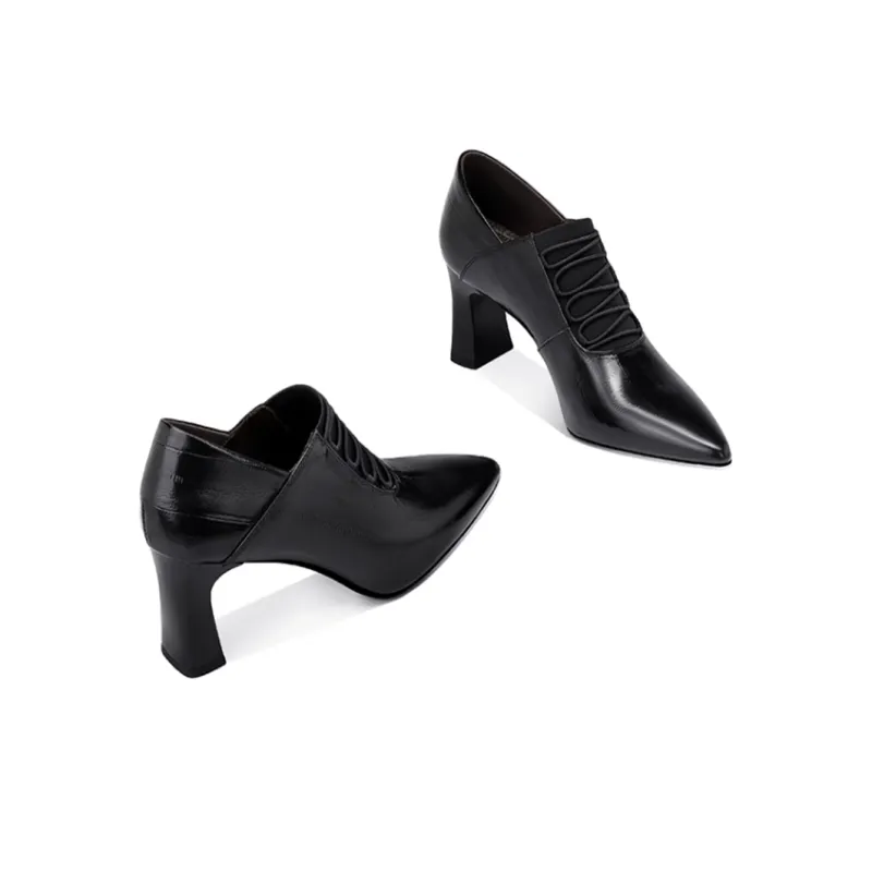 JESSICA SOPHIA Chunky Heel High Heels 6.5cm Women's-3