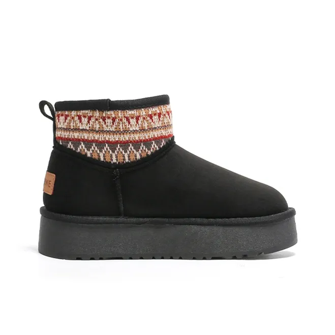 DAPHNE Short Mid-Calf Snow Boots Women's-5
