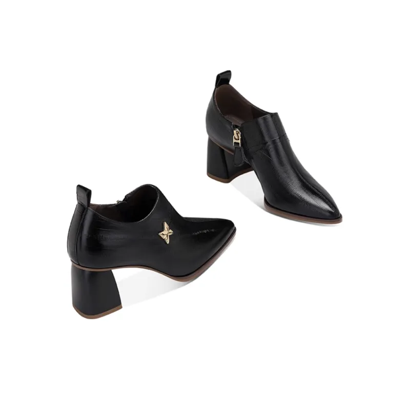 JESSICA SOPHIA Chunky Heel High Heels 5.5cm Women's-6