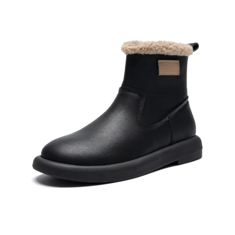 ZHR Ankle Boots Women's Black/Camel-2