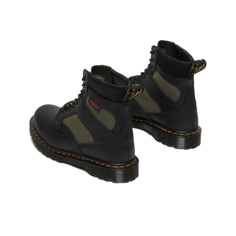 Dr.Martens 1460 Made In England Padded Panel Lace Up Boots 'Black Olive'-3