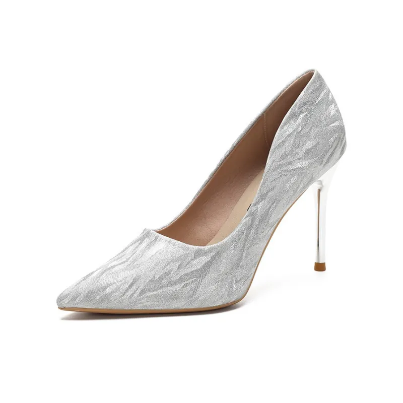 HKCP Slim Heel High Heels 9cm Women's-0